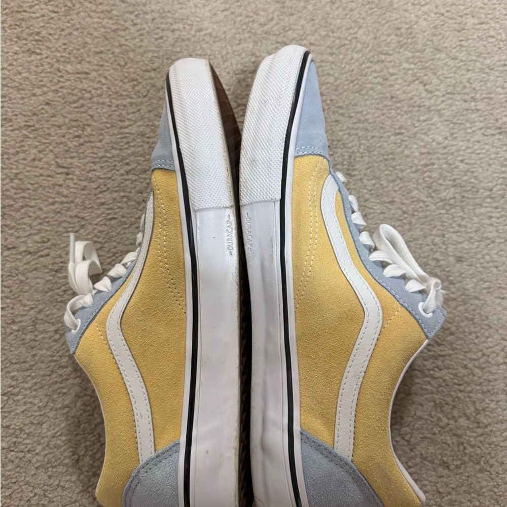 Vans Yellow and Blue Sneakers